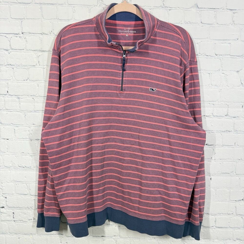 Vineyard Vines Oversized Sweatshirt Women's XL Rugby Y2K Pima Cotton Preppy - Picture 2 of 11